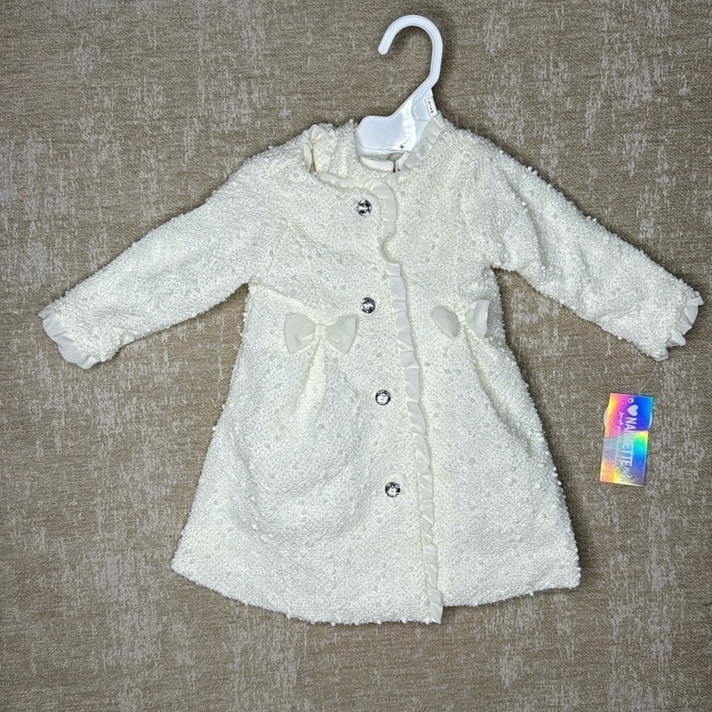 Dress and coat for toddler girl Size 6-9M